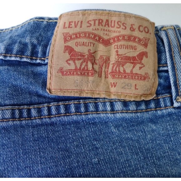 Levi's 511 Denim Slim Fit Men's Jeans 29x30 Dark Wash (29x29) - Picture 5 of 6